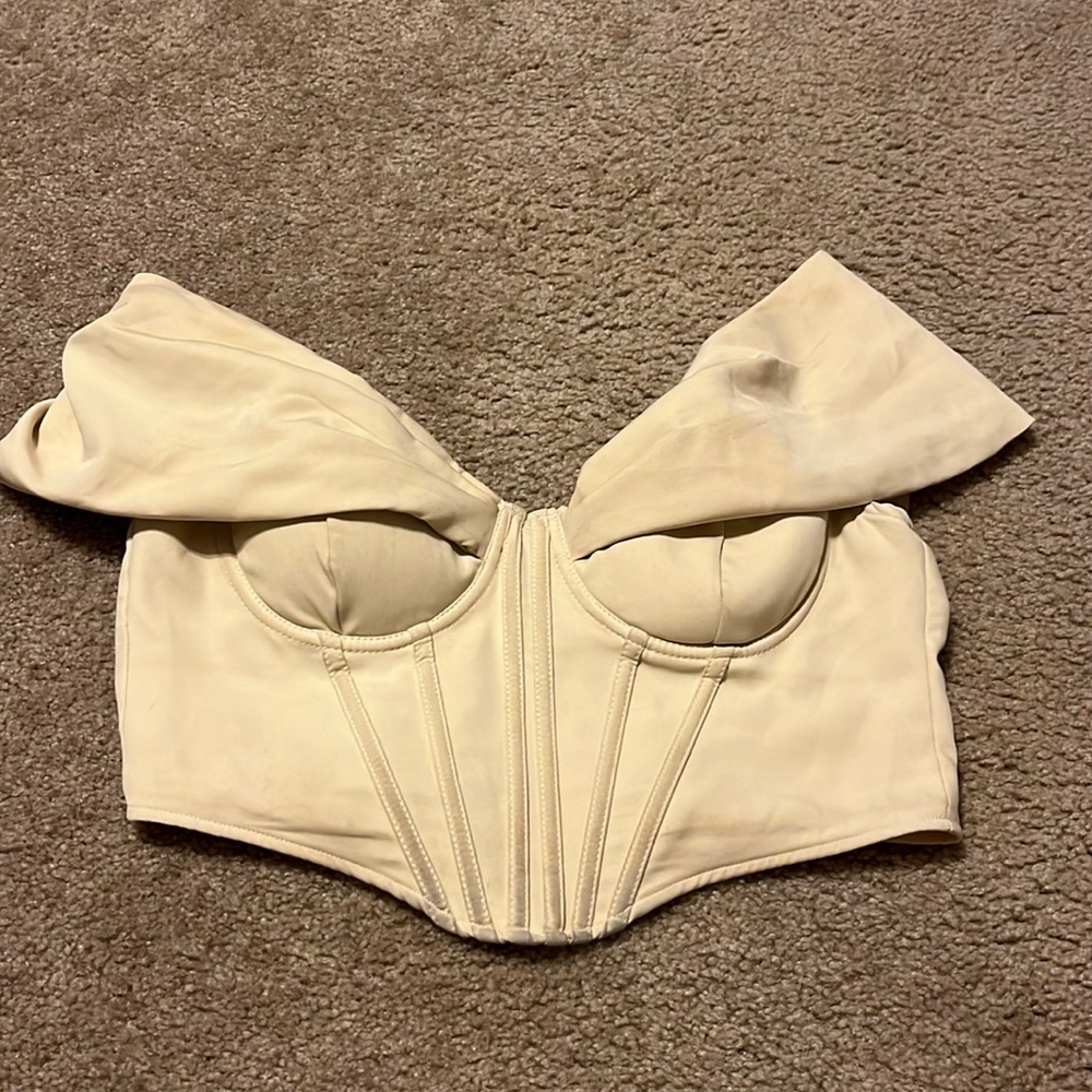Cream Corset Top